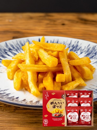 めんたいぽてと(15g×6袋入) お土産 スナック菓子 国産じゃがいも100%使用 福さ屋 辛子明太子 明太子