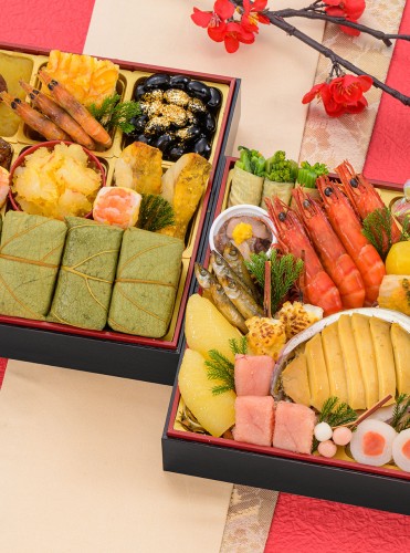 【代引き不可】送料無料 おせち料理 創業100年「中谷本舗」ゐざさ監修 吉野(よしの)柿の葉寿司おせちと福さ屋辛子めんたいセット 2027年 お正月 2026年12月31日にお届け予定