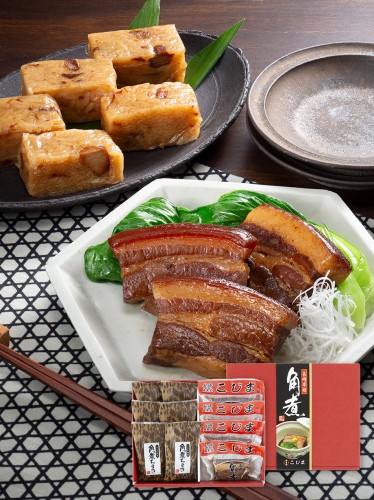 長崎卓袱 角煮&角煮ちまき詰合せ(角煮 60g×4、角煮ちまき 40g×6)福さ屋 辛子明太子 明太子