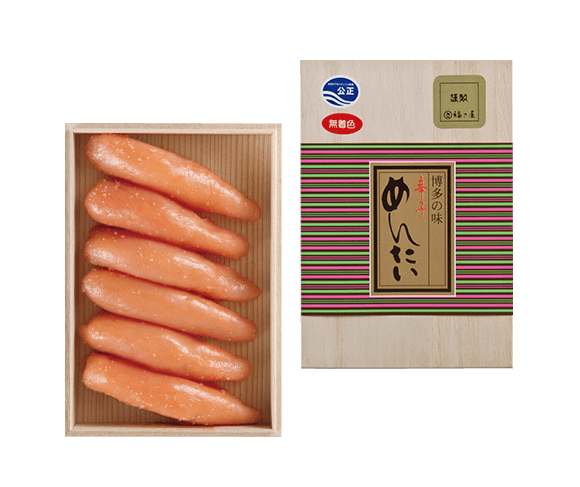 北海道産原卵使用〈無着色〉謹製辛子めんたい［木箱］(280g)